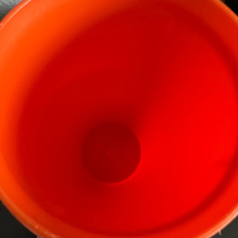 Orange Tupperware Tumbler with Lid - Picture 3 of 4